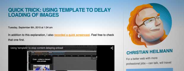 Quick Trick: Using Template to Delay Loading of Images