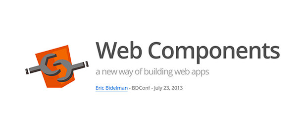 Web Components: a new way of building web apps